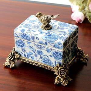 Francfranc（フランフラン） 収納 ガラス小物入れ ギフトボックス