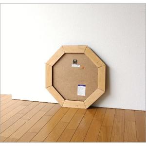 八角鏡 壁掛けミラー ウォールミラー アンティ...の詳細画像5
