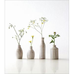 花瓶 花びん フラワーベース 木製 チーク 小...の詳細画像1