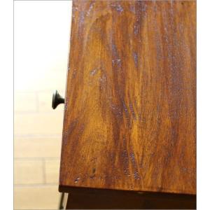 電話台 木製 アイアン スリム サイドテーブル...の詳細画像4