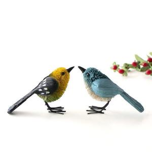 ポイント2倍)( リアルな文鳥のオブジェ 白文鳥・桜文鳥 ) シマエナガ
