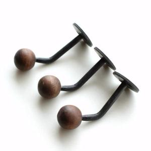 コートフック 帽子掛け ウォールフック 壁掛け 木製