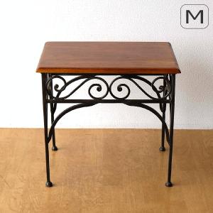 サイドテーブル 丸 木製 アンティーク おしゃれ 無垢材 天然木 カフェ