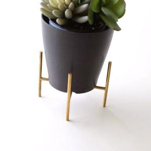 ポットスタンド フラワースタンド おしゃれ 真鍮...の商品画像
