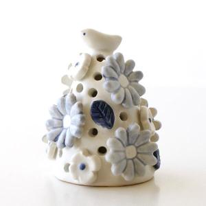 お香立て 香炉 陶器 かわいい おしゃれ 鳥 インテリア 瀬戸焼 日本製 陶器の香炉 ツリー B