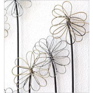壁飾り 花 アイアン インテリア 壁掛け おし...の詳細画像2