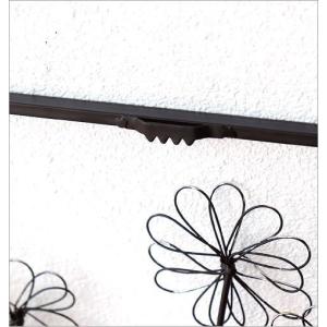 壁飾り 花 アイアン インテリア 壁掛け おし...の詳細画像3