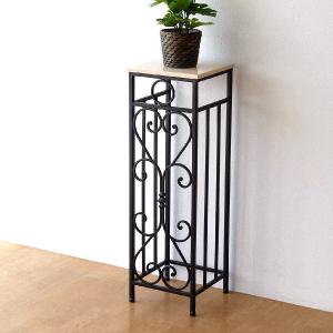 花台 木製 おしゃれ 室内 玄関 アンティーク フラワースタンド 花瓶台