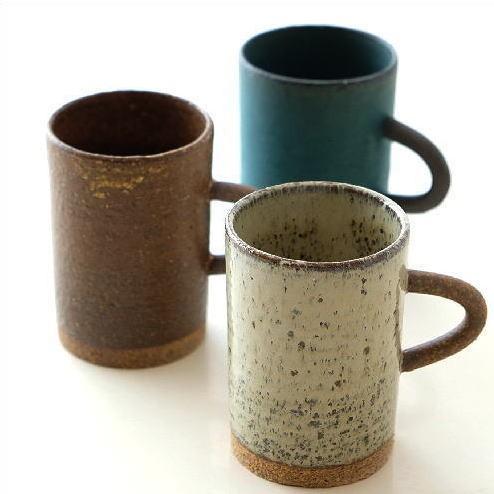 マグカップ 陶器 かわいい おしゃれ 和 シンプル 美濃焼 日本製 カフェ スリム 和風 モダン 渋...
