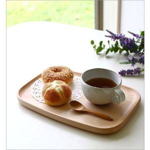 木製トレートレイ カフェ カフェトレー お盆 ...の詳細画像2