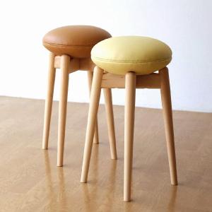 スツール アンティーク おしゃれ 椅子 布 クッション 木製 オットマン