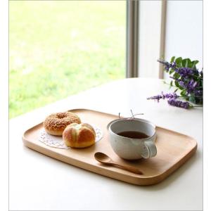 木製トレートレイ カフェ カフェトレー お盆 ...の詳細画像2