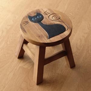 天然木　スツール2台セット　サイドテーブル　ねこベット　ミニ椅子 天然木 スツール2台セット サイドテーブル ねこベット ミニ椅子 天然木