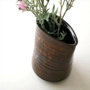 専好立華瓶(小角・耳付) 花器 花瓶 銅器 フラワーベース : フラワー