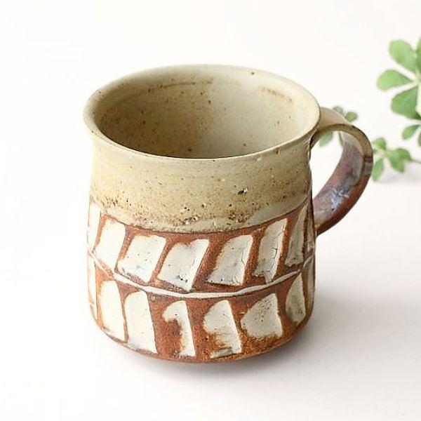 マグカップ 陶器 日本製 瀬戸焼 コーヒーカップ 大きめ 面取り 和食器 和モダン おしゃれ 電子レ...