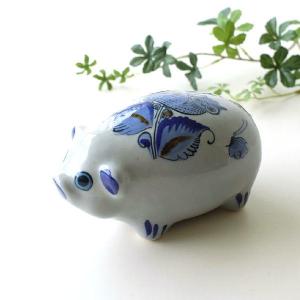 子豚　ブタ　陶器　オブジェ　置物　インテリア　工芸品　美術品　A3315 楽天市場】IwaiLoft こぶたの置物 豚 陶磁器 おしゃれ 手作り