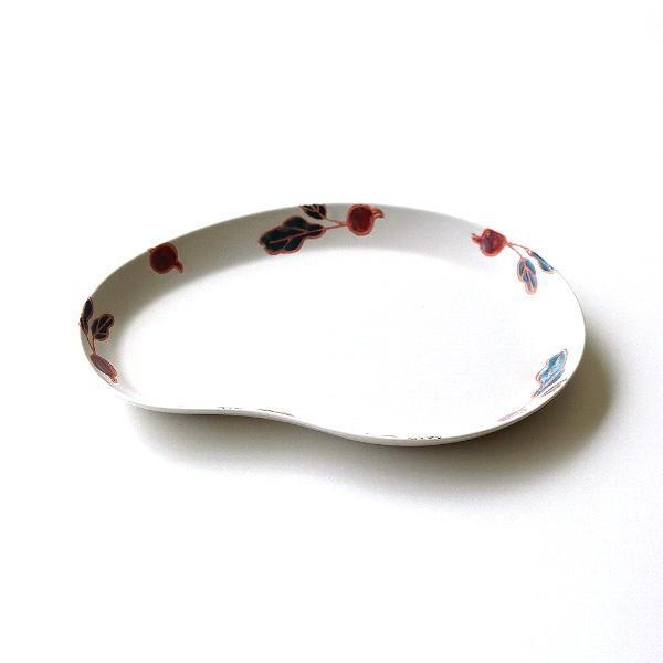 お皿 プレート 白 おしゃれ 可愛い 陶器 有田焼 日本製 ラディッシュビーンズプレート