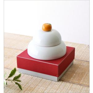 鏡餅 陶器 おしゃれ 飾り 置物 置き物 オブ...の詳細画像2