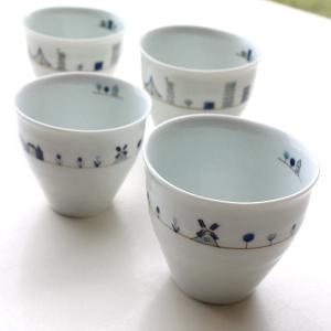 湯飲み 蓋付き湯呑み茶碗 5客セット 一珍菊 湯呑み おしゃれ 業務用 