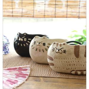 蚊取り線香ホルダー おしゃれ 陶器 ねこ ネコ...の詳細画像1