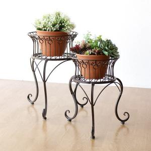 花台 木製 おしゃれ 室内 玄関 アンティーク フラワースタンド 花瓶台