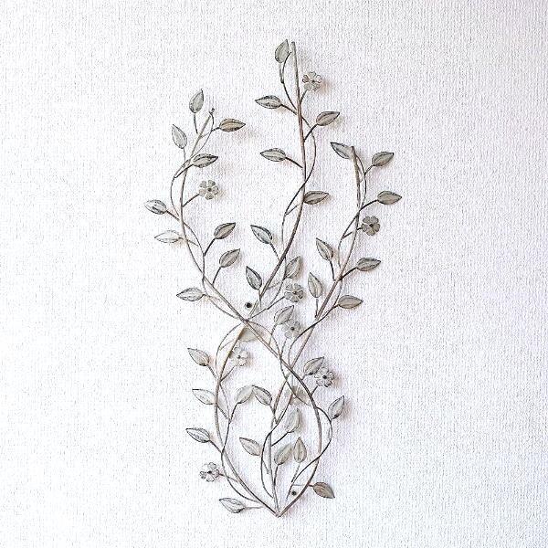 壁飾り アイアン 壁掛け インテリア おしゃれ ウォールデコ リーフ 玄関 リビング アートパネル ...