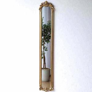 鏡 ウォールミラー 壁掛け ミラー おしゃれ アンティーク風 木製