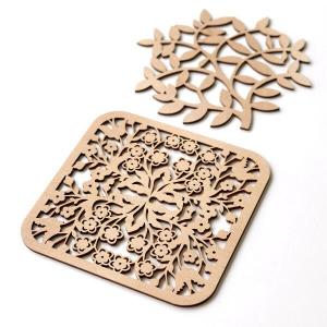 鍋敷き 鍋敷 おしゃれ 木製 鍋しき ウッド 可愛い