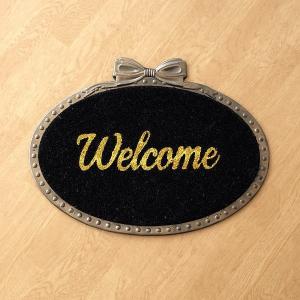 玄関マット 屋外 おしゃれ かわいい 可愛い 楕円