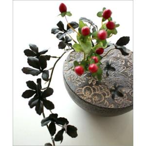 花瓶 花びん 陶器 花器 一輪挿し フラワーベ...の詳細画像1