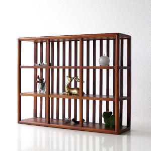 和風 飾り棚 のおすすめランキング 飾り棚 和風 和室 床の間 おしゃれ シノワズリ 珍品棚 盆栽棚 和家具 玄関 木製 シェルフ ディスプレイラック コレクションラック 和のコレクション棚 格子 4ページ