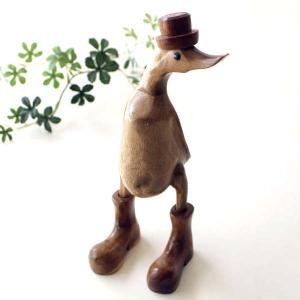 ぺんぎん ペンギン Penguin インテリア 置物 木彫り 木製 動物雑貨