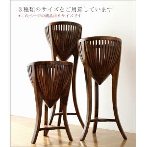 花台 木製 フラワースタンド 玄関 室内 おし...の詳細画像2