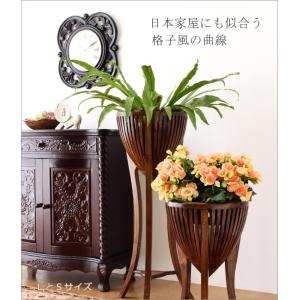 花台 木製 フラワースタンド 玄関 室内 おし...の詳細画像3