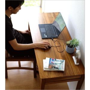 デスク 机 木製 パソコンデスク シンプル お...の詳細画像2