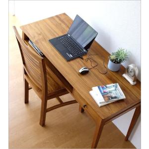 デスク 机 木製 パソコンデスク シンプル お...の詳細画像3
