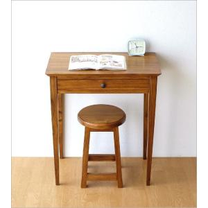 デスク 机 木製 おしゃれ 幅60 パソコンデ...の詳細画像2