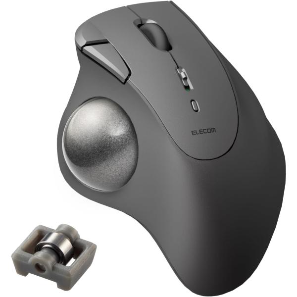 エレコム トラックボール マウス ワイヤレス Bluetooth IST ベアリング支持 親指操作 ...