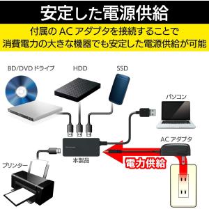 エレコム USB3.0 ハブ 4ポート 1m ...の詳細画像2
