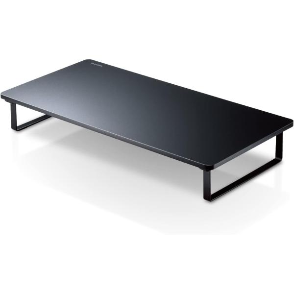 エレコム モニター台 モニタースタンド ディスプレイ 台 ~27インチディスプレイ フルキーボード収...