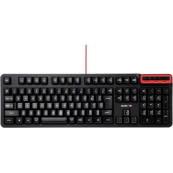 エレコム ゲーミングキーボード 【DUX】 全キーカスタマイズ ハードウェアマクロ対応 TK-DUX...