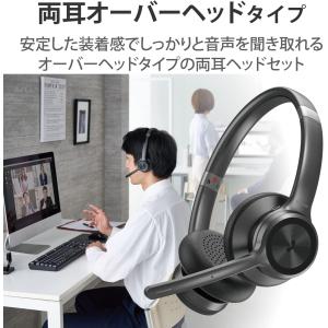 エレコム ワイヤレスヘッドセット Blueto...の詳細画像1