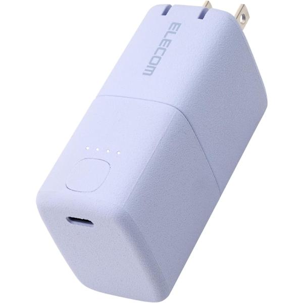 エレコム モバイルバッテリー 5000mAh AC時30W 20W コンセント一体型 Type-C ...