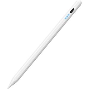エレコム タッチペン 【iPad Air, iPad Pro, iPad mini5/6 に対応】 iPad専用 ペンシル 急速充電 傾き検知 磁気吸着 20分でフル充電 ホワイト P-TPACSTAP07WH