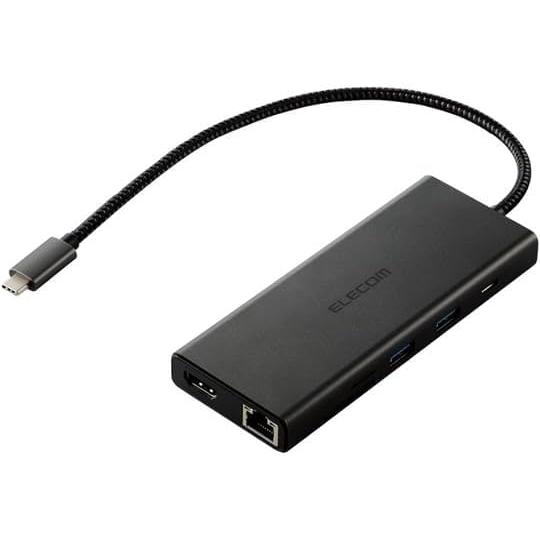 エレコム Type-Cドッキングステーション USB PD対応 ブラック DST-100BPBK