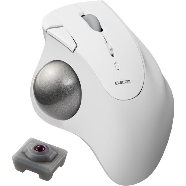 エレコム ワイヤレス トラックボールマウス IST Bluetooth 親指操作 36mmボール 人...
