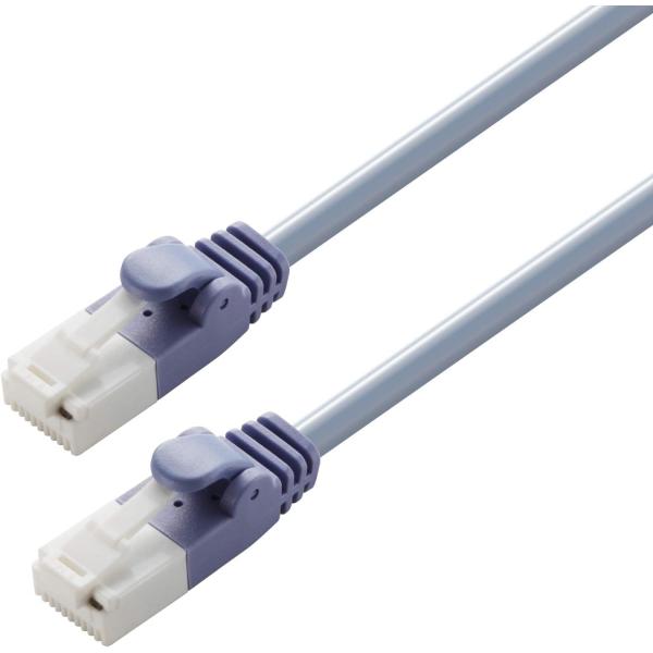 エレコム LANケーブル CAT6 50m ツメが折れない 爪折れ防止コネクタ 簡易パッケージ Ro...