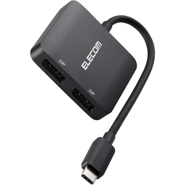 エレコム usb c 変換アダプタ Type-C to DisplayPort (2ポート) 8K(...