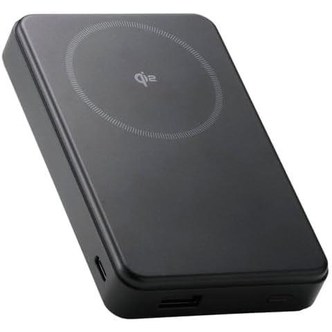 エレコム モバイルバッテリー Qi2対応 ワイヤレス 充電器Type-C 入出力×1 USB-A×1...