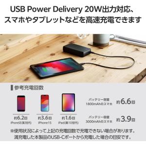 エレコム モバイルバッテリー 20000mAh...の詳細画像2